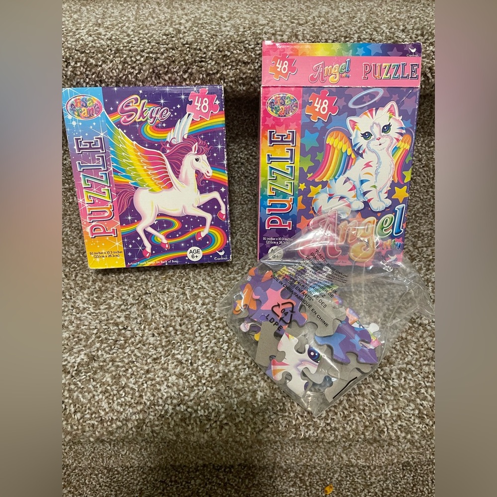 Lisa Frank Rainbow Puzzle Set - Sky & Angel - Picture 3 of 3